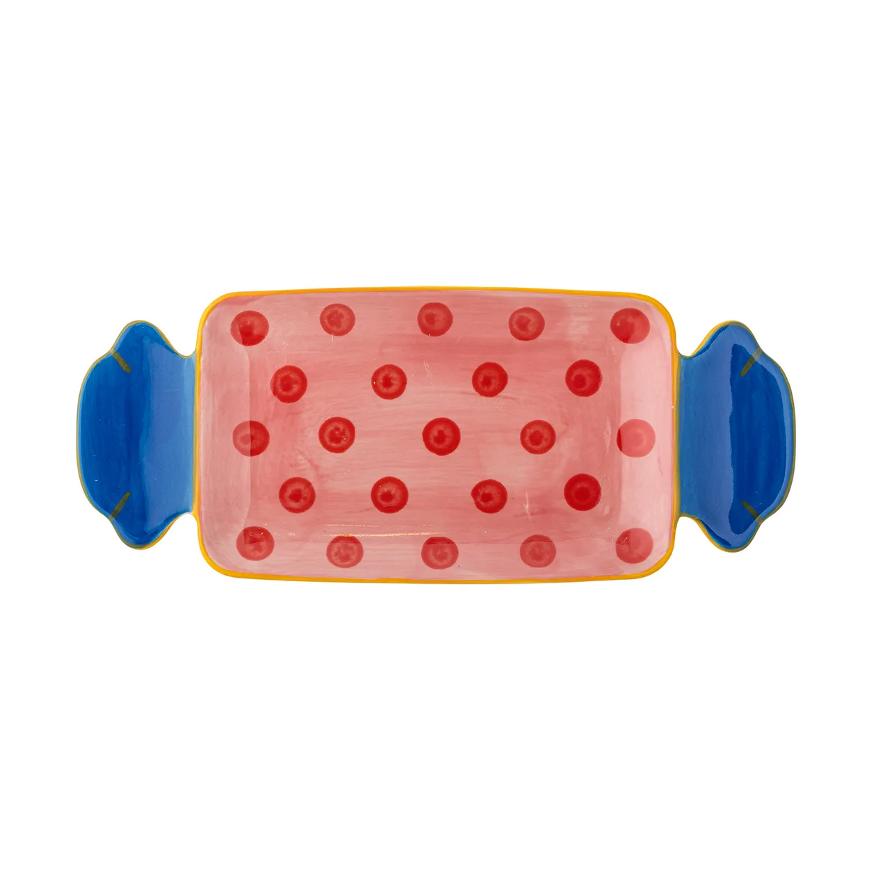 Bloomingville Caramella tarjoilulautanen 10,5x25,5 cm Vaaleanpunainen