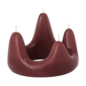 Ferm Living Stala kynttiläsormus kynttilä Tumma viini