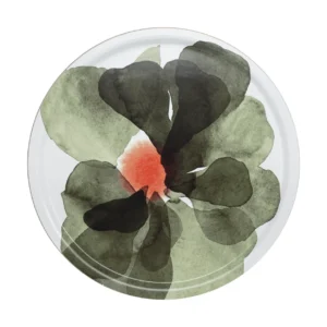 Marimekko Valssi tarjotin Ø46 cm Whiteforest greentomato red
