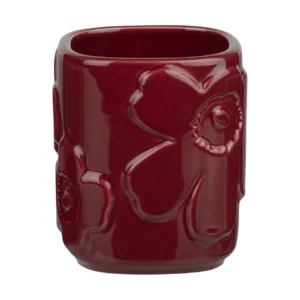 Marimekko Unikko hammasharjateline Burgundy