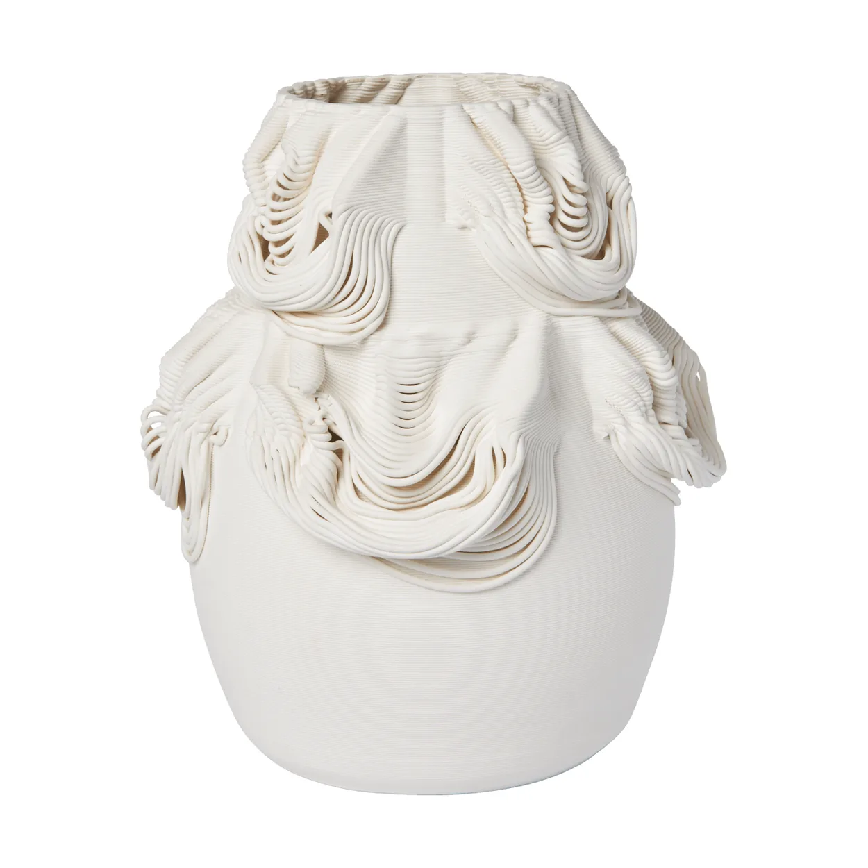 Ferm Living Drisca-maljakko 23 cm Off-white