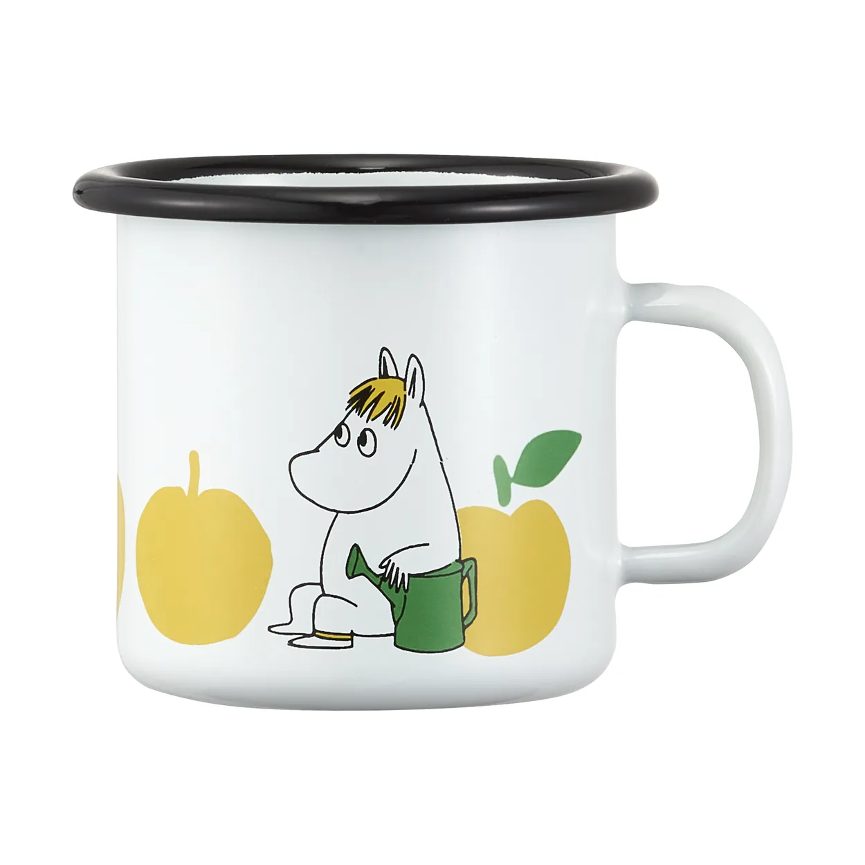 Muurla Moomin emalimuki 25 cl Iloiset omenat