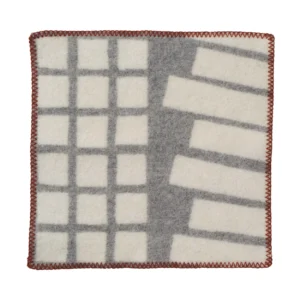 Klippan Yllefabrik Sankt Petri istuinpehmuste 43x43 cm Vaaleanharmaa