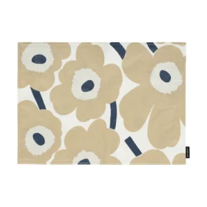 Marimekko Pieni unikko pöytätabletti akryyli Off white  dark blue