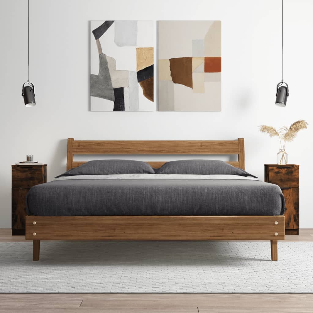 vidaXL Senkki savutammi 30x30x70 cm tekninen puu