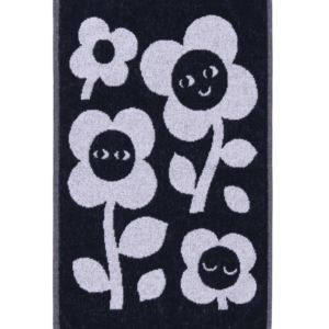 Finlayson Riemu käsipyyhe Musta / Valkoinen