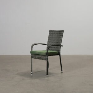 Thor terassituoli harmaa / vihreä, 6 kpl setti