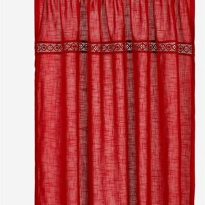 Kanavaverhot pitsillä Monica 2 kpl/pakkaus