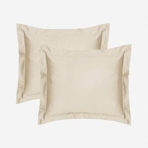 Tyynyliina satiinista siivellä 50x60 cm Orgaaninen puuvilla 2 kpl/pakkaus