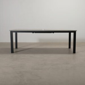 Comfort Garden Monaco jatkettava terassipöytä harmaa / musta