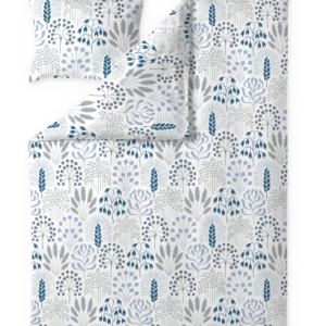 Finlayson Kekri pussilakanasetti Valkoinen / Harmaa / Sininen