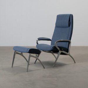 Stressless James nojatuoli rahilla sininen