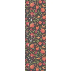 Ekelund Linneväveri Fruktrik kaitaliina 35x80 cm Multi