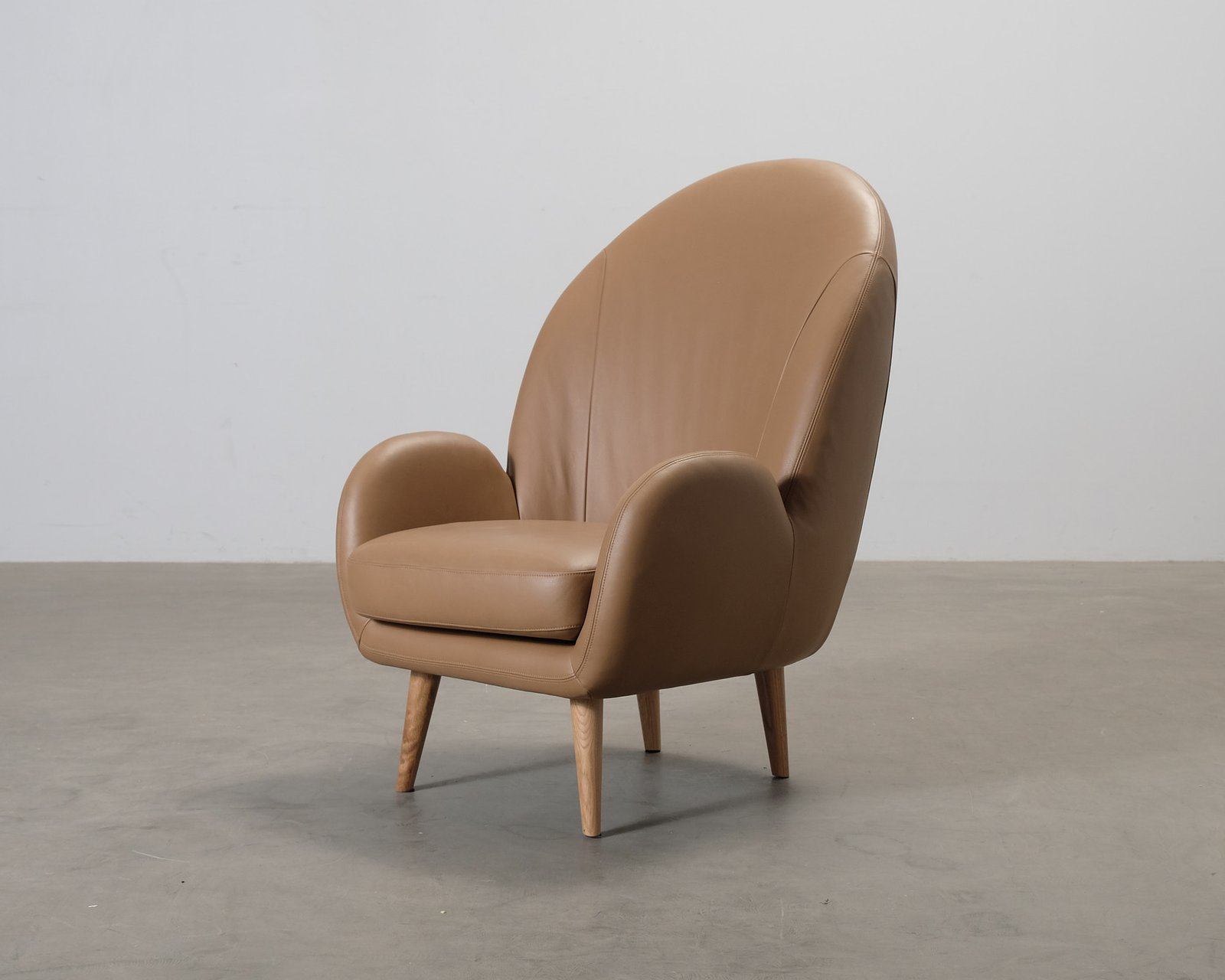 Sofacompany Etta nojatuoli ruskea nahka