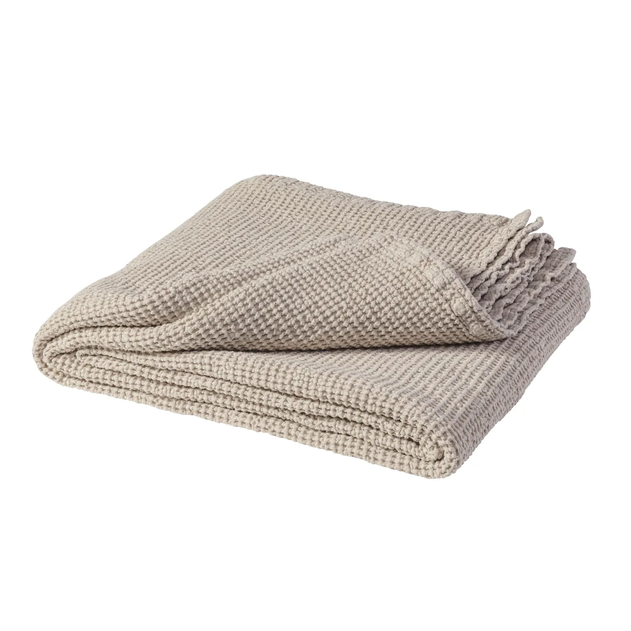 Scandi Living Moss päiväpeite 160x260 cm beige