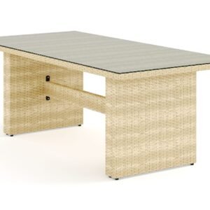 Majestic Ulkoruokapöytä 210x100 cm Polyrottinkia -