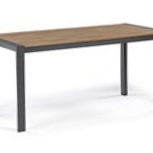 Pöytä Tampere 160x80xH75 cm Harmaa/Luonnonväri -