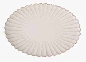 Rose ovaali tarjoiluvati valkoinen