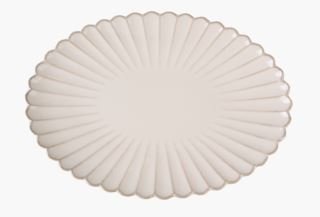 Rose ovaali tarjoiluvati valkoinen