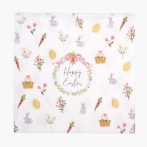 Fairy easter paperiservetit moniväri/valkoinen