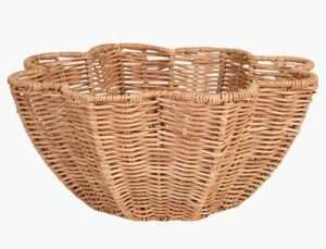 Cres rattan kulho luonnonväri