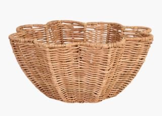 Cres rattan kulho luonnonväri