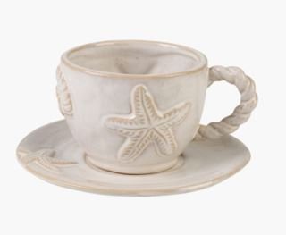 Sea kuppi kulholla valkoinen