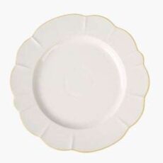 Atelier stripe lautanen keltainen