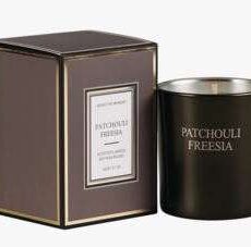 Patchouli Freesia metallic tuoksukynttilä vihreä
