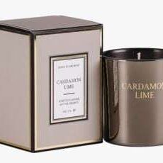 Cardamon Lime metallic tuoksukynttilä beige