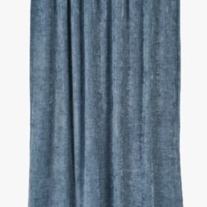 Carlo chenille verho sininen