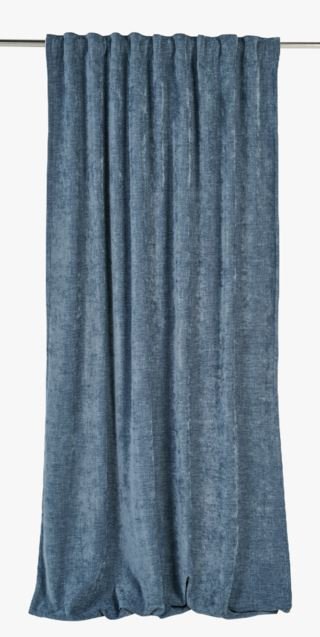 Carlo chenille verho sininen