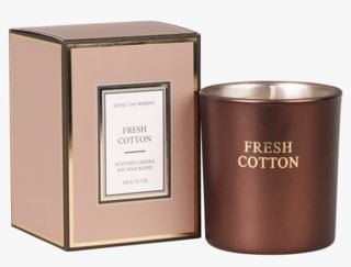 Fresh cotton metallic tuoksukynttilä roosa