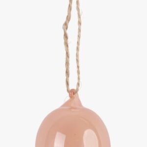 Glass egg koriste ruskea