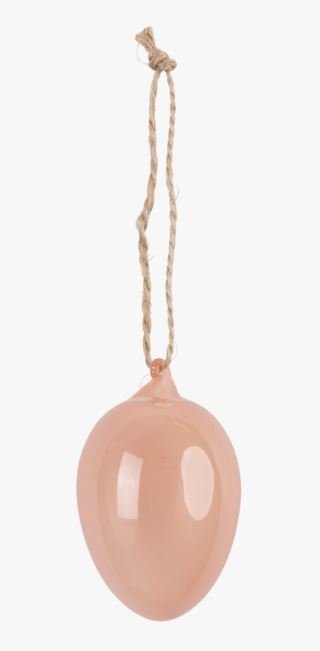 Glass egg koriste ruskea