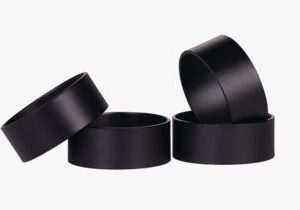 Basic servettirengas, 4 kpl  musta