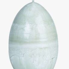 Easter Goose Egg koristekynttilä harmaa