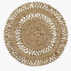 Jute Flower tabletti luonnonväri
