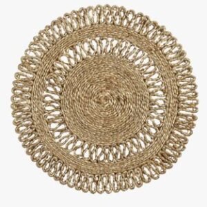 Jute Flower tabletti luonnonväri
