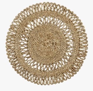 Jute Flower tabletti luonnonväri