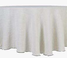 Atelier pyöreä pellavaliina luonnonväri