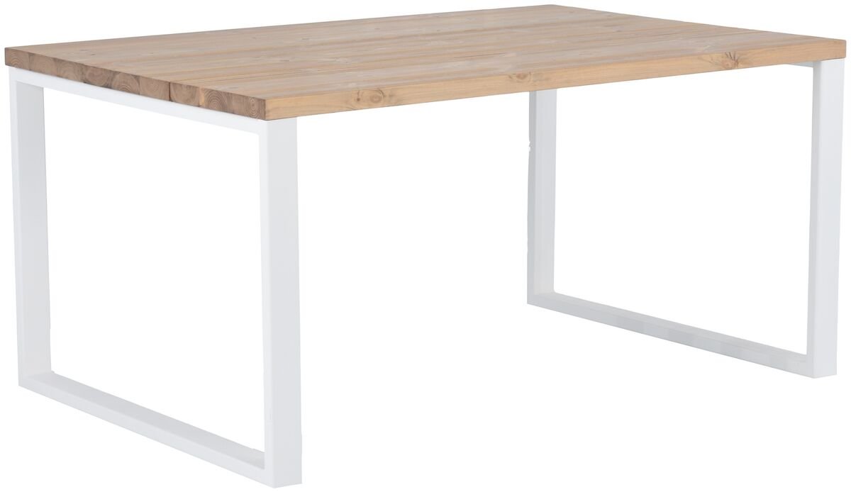 Ruska terassiruokapöytä 150x100 cm antiikkipetsattu harjattu ja lakattu mänty/v