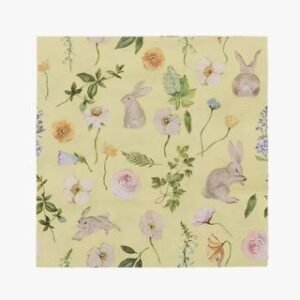 Hare paperiservetit moniväri/keltainen