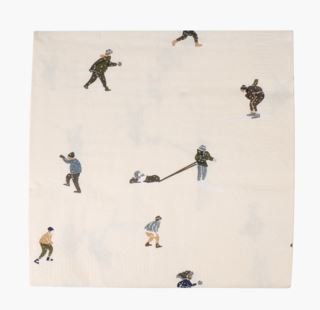 Winterfun paperiservetit moniväri/valkoinen