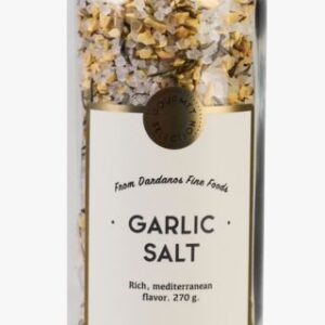 Hvitløkssalt maustemylly moniväri