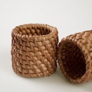 Elena servettirenkaat, 2 kpl ruskea