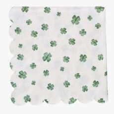 Fourclover leaf paperiservetit moniväri