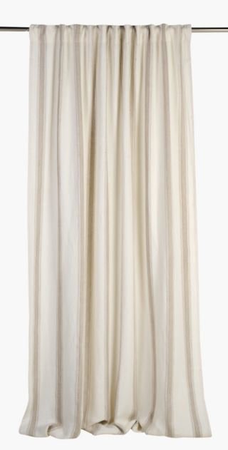 Amelia pellavaverho moniväri/valkoinen