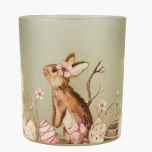 Happy bunnys kynttilälyhty moniväri