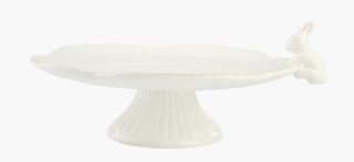 Rabbit jalallinen astia valkoinen